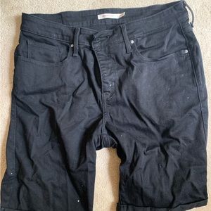 Black Bermuda shorts